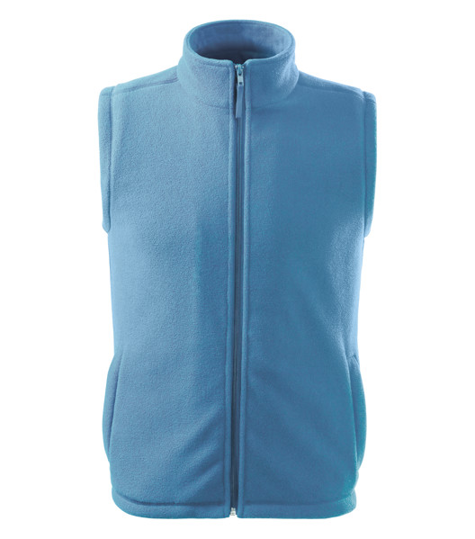 Fleece Vesta Unisex Rimeck® Next - Azurově Modrá / XS