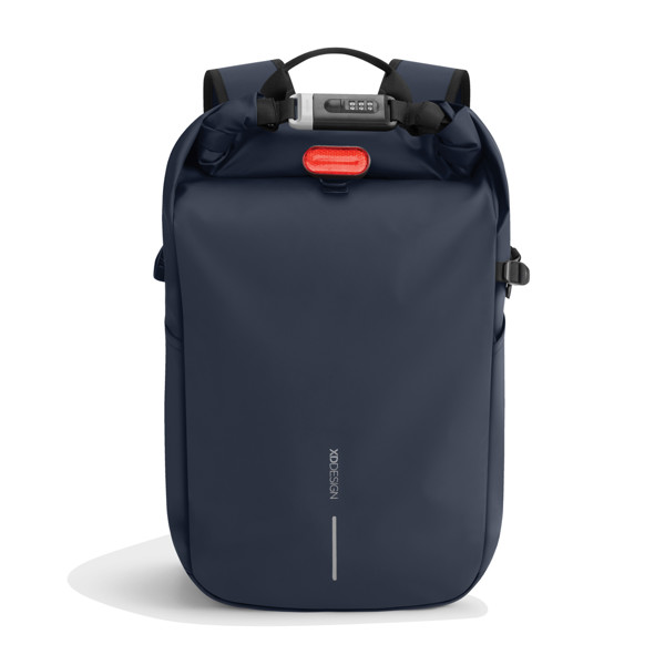 Sac à dos antivol et étanche Urban - Bleu Marine / Noir