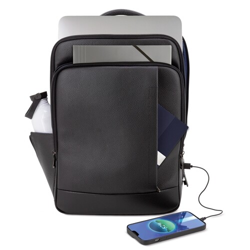 MOCHILA DE PELE PIERRE DELONE "BANKS"