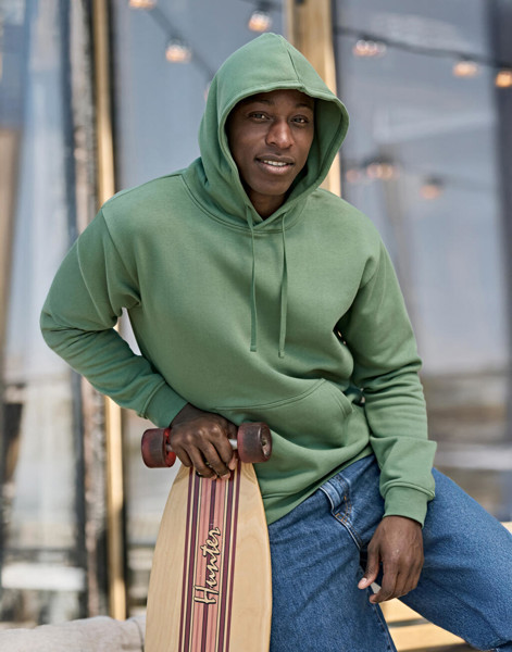Unlabeled Hooded Sweatshirt - Powder Grey / S