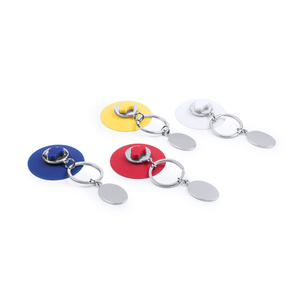 Llavero Moneda Coltax - Amarillo