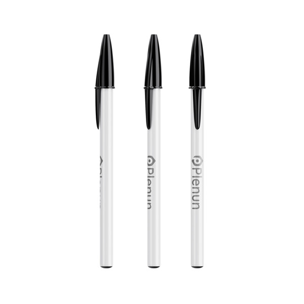 BIC® Style Ballpen - Blanc / Noir / Encre Noire
