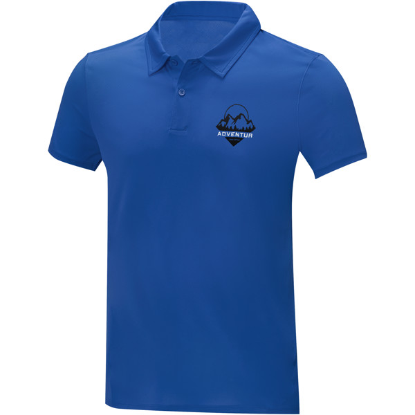 Polo cool-fit a maniche corte da uomo Deimos - Blu / XS