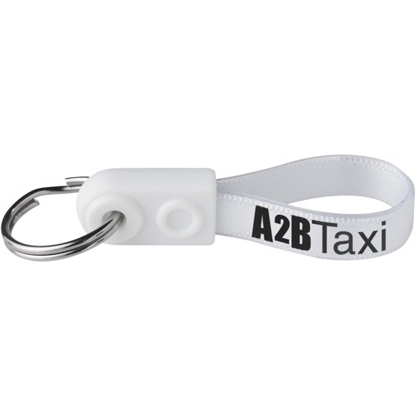 Ad-Loop ® Mini  keychain - White