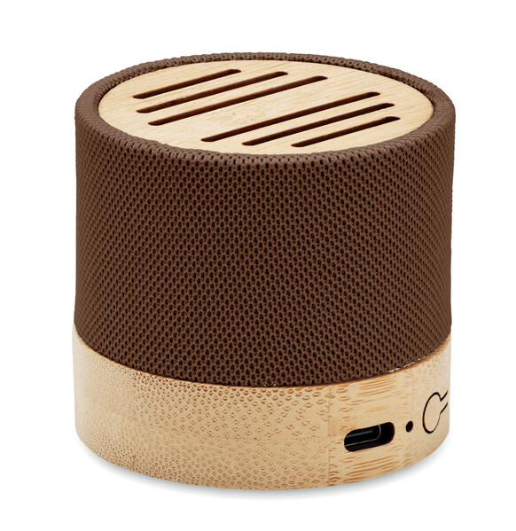 Speaker wireless Bamboo RPET Bool - Cioccolato