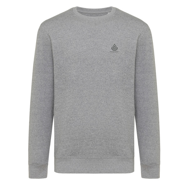 Lehká mikina Iqoniq Etosha z recykl. bavlny - Light Heather Anthracite / XXXL