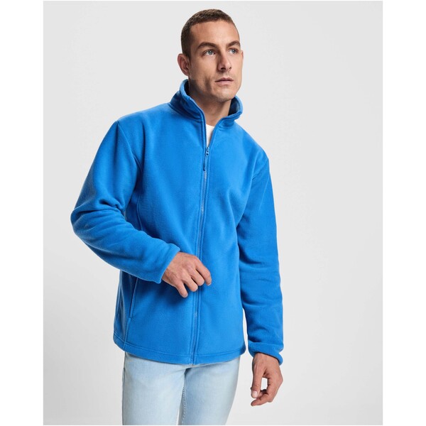 Giacca in pile da uomo con cerniera intera Artic - Rosso / 4XL