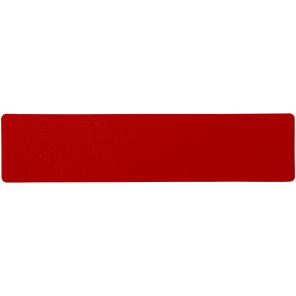 Pravítko Rothko 15 cm PP - Červená s efektem námrazy
