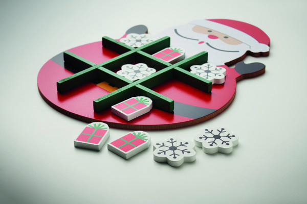 Christmas wooden tic tac toe Hohotoe