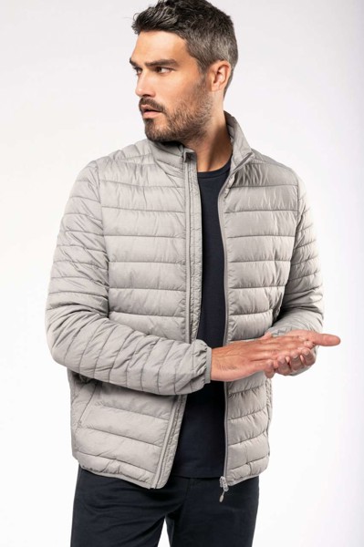 Men's Lightweight Padded Jacket - Light Royal Blue / XL
