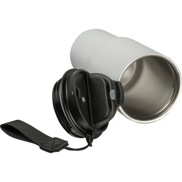 Stainless steel drinking cup, 550ml DANA - White