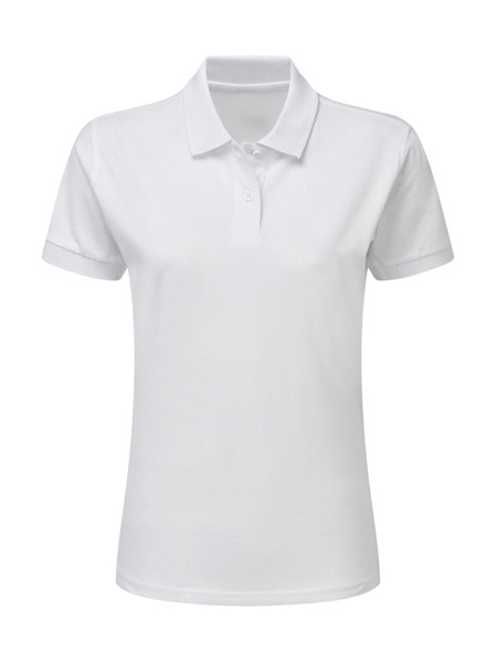 Cotton Polo Women - White / XS