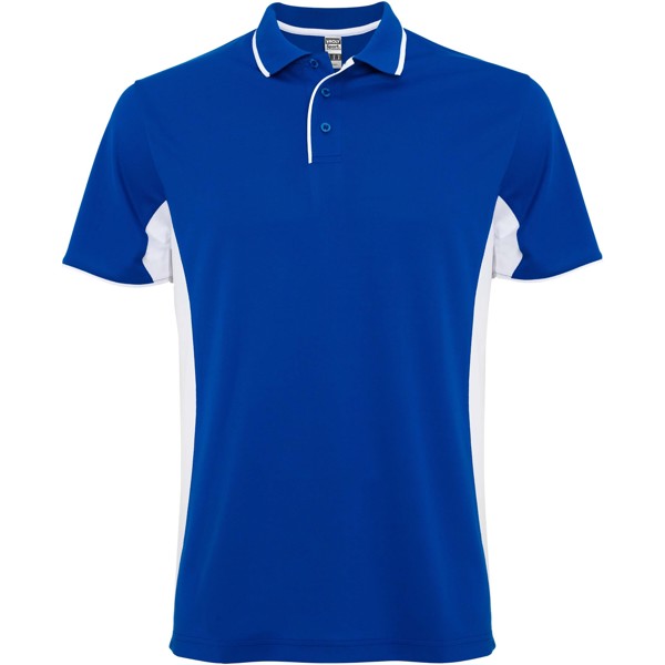 Polo a maniche corte unisex Montmelo - Blu royal / Bianco / 3XL