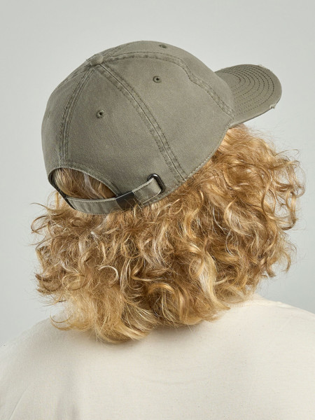 Dad Hat Destroyed-S - White