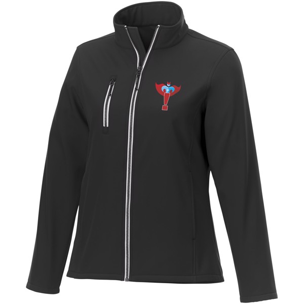 Orion women's softshell jacket - Solid Black / M