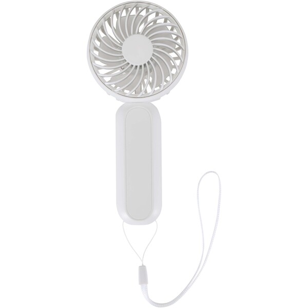 Aervia recycled plastic portable fan - White