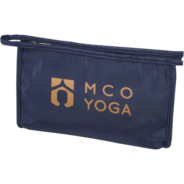 Trousse de toilette Muse en RPET certifiée GRS - Marine