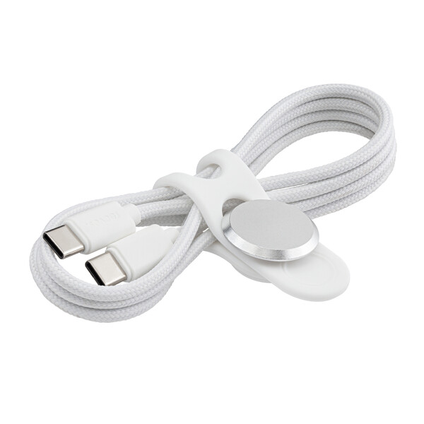 Câble USB-C avec Attache-Câble CONVERTICS TIE - blanc