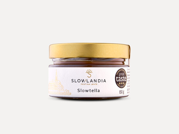 SLOWTELLA - Krém z lieskovcov a kakaa 150g sklo