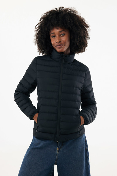 Doudoune femme en polyester recyclé IQONIQ Maiko - Noir / XXXL