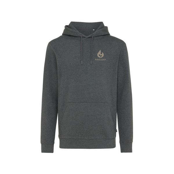 Iqoniq Torres ungefärbter Hoodie aus recycelter Baumwolle - Heather Anthracite / XXXL