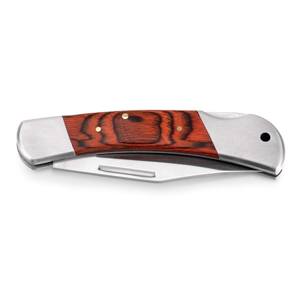 PS - FALCON II. Pocket knife in stainless steel and wood