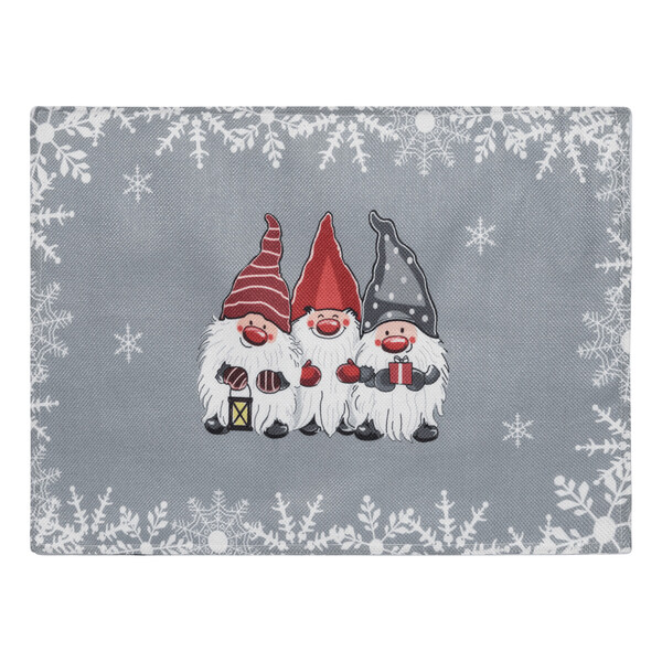 Placemat 3 Funny Friends - Grey