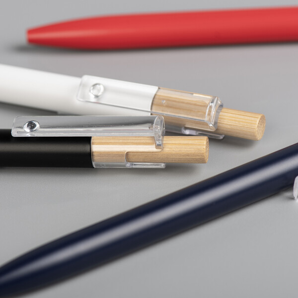 AAARR - BND185 - Stylo en aluminium recyclé, bambou FSC® et ABS recyclé
