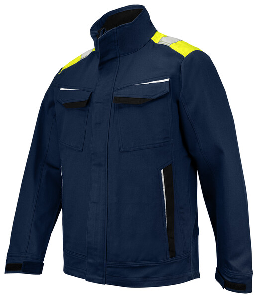 5437 Jacket Navy/Yellow S