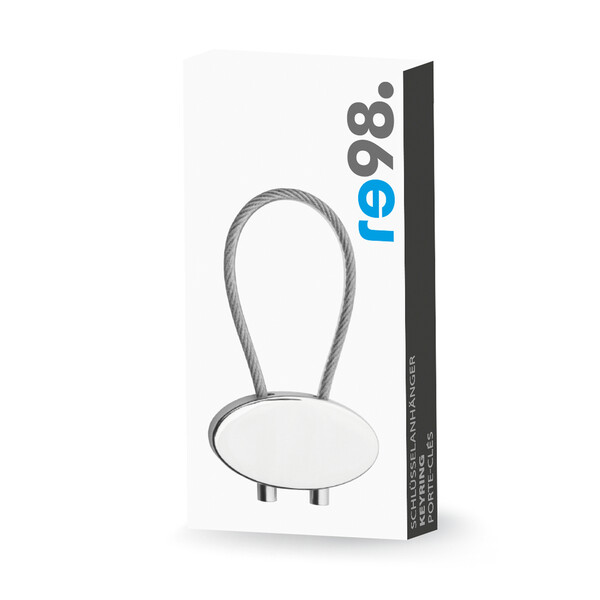 Porte-Clés CABLE - argenté brillant