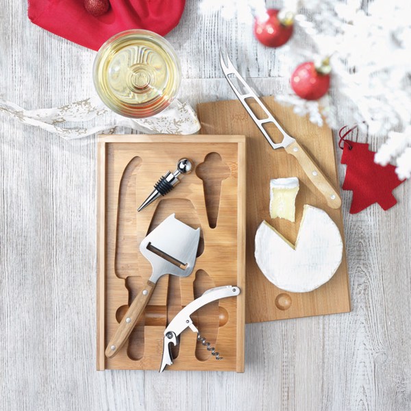 Set para vinho e queijo Wine&Cheese