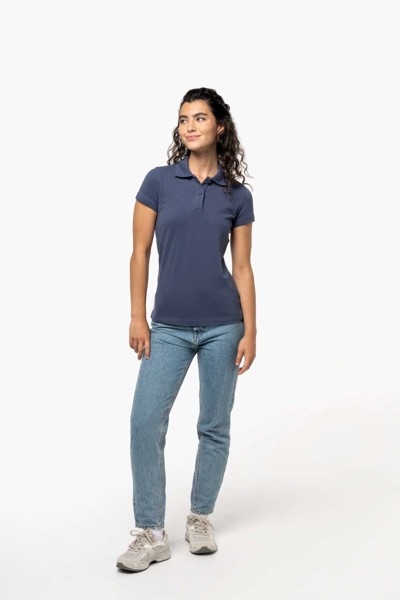 Brooke - Ženska polo majica kratkih rukava - Bijela / L