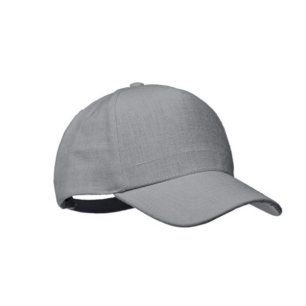 Hemp baseball cap 370 gr/m² Naima Cap - Grey