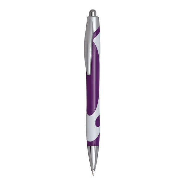 Guľôčkové pero Modern - Lilac / Biela