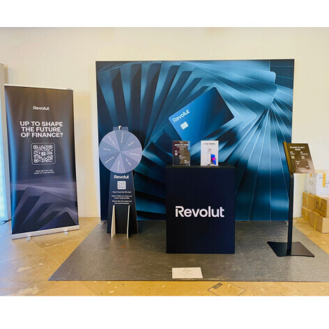 Painel LED dupla face 2000 × 2500, impressão incluída