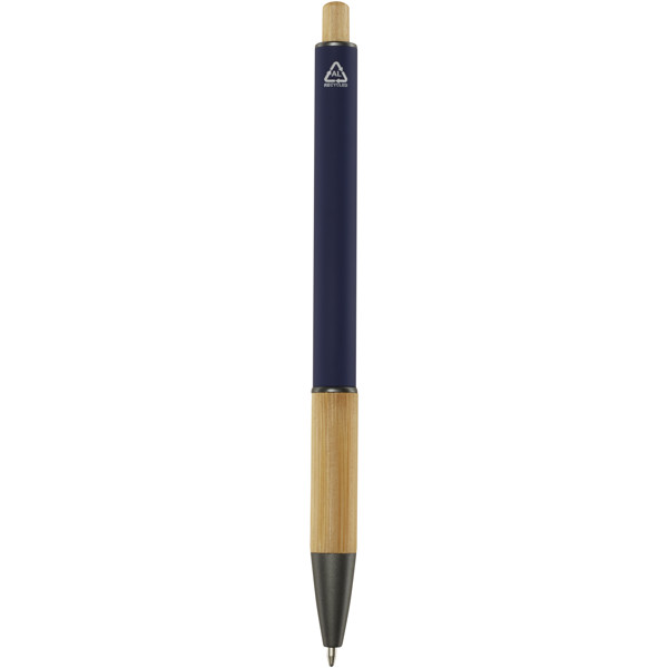 Stylo bille en aluminium recyclé Darius (encre bleue) - Marine