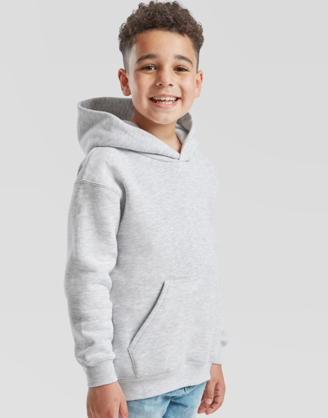 Kids Premium Hooded Sweat - White / 128 (7-8)