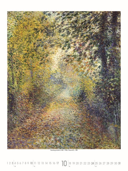 Nástenný Kalendár Impressionists 2027