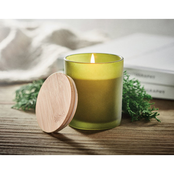 Plant based wax candle 120 gr Keops Small - Green