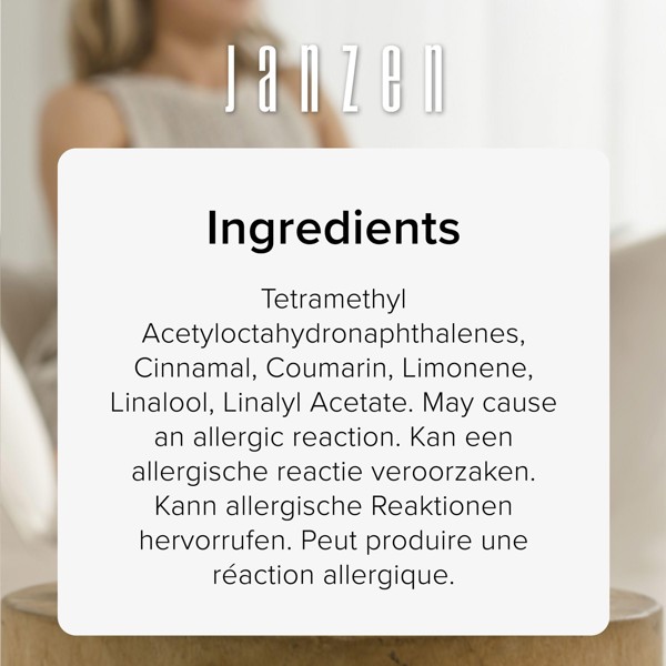 JANZEN Scented Candle Black 22