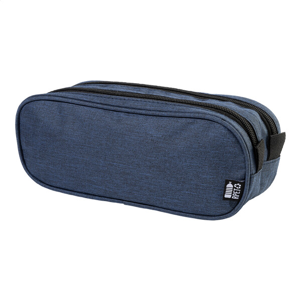 Trousse stylos en RPET Dubsten - Bleu