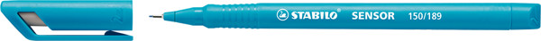 STABILO sensor colorful feutre à pointe fine, turquoise