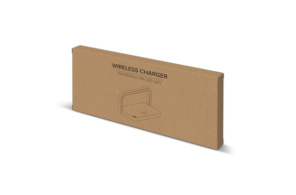 15W Wireless Charger with Dimmable LED Lamp