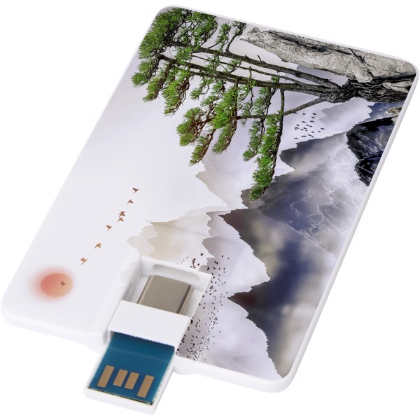Clé USB Duo Slim de 32 Go avec ports Type-C et USB-A 3.0
