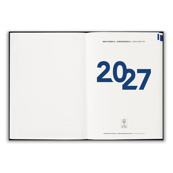SPENSER A5. A5 diary with a PU hardcover - Grey