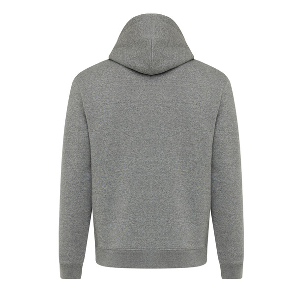 Mikina s kapucí IQONIQ Joshua z recyklované bavlny - Light Heather Anthracite / L