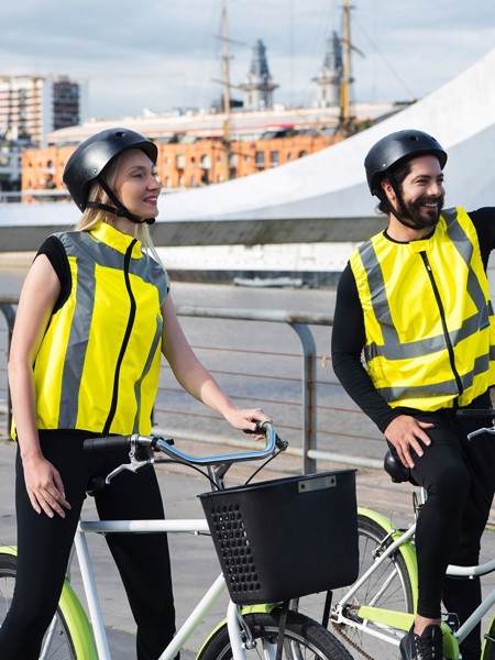 Motorcycle Vest - Yellow / 3XL