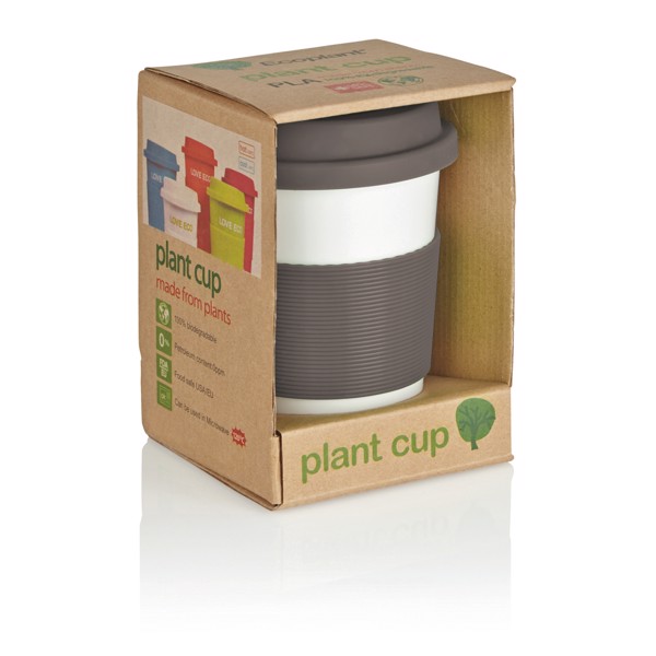 Xd Collection PLA tumbler 350ml,BPA free - Grey / White