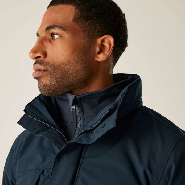 Kingsley - Stretch 3-In-1 Jacket - Black / Black / XL