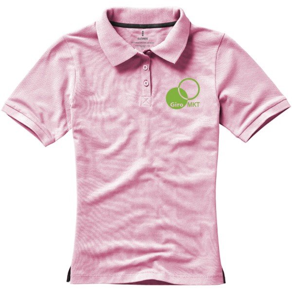 Calgary short sleeve women's polo - Light Pink / XS